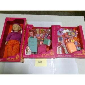 Our Generation Shay Doll 18in Elementary Class & Over the Rainbow Playset Bundle